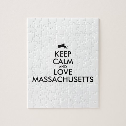 Maßgeschneiderte MASSACHUSETTEN für BEHALTEN CALM  Puzzle (Vertikal)