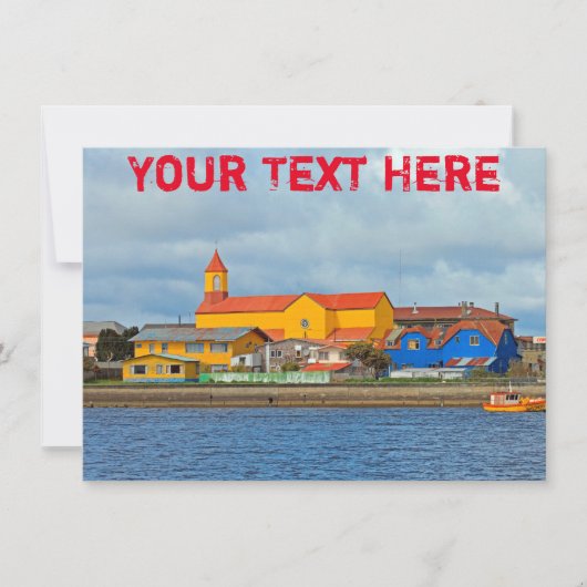 Maßgeschneiderte Maullin-, Chile-Karte (Vorderseite)