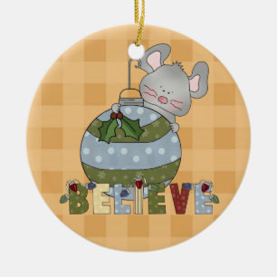 Maßgeschneiderte Maus glaubt Ornament