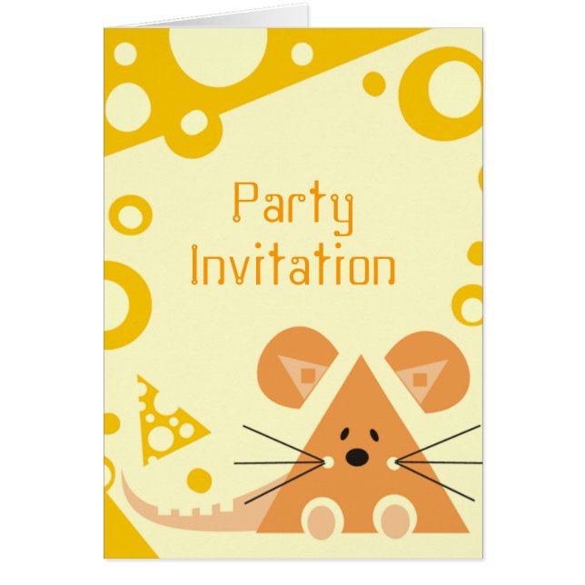 Maßgeschneiderte Maus- und Käsekarten (Vorne)