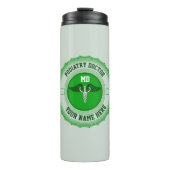 Maßgeschneiderte MD Specialty Caduceus Podiatry Thermosbecher (Vorderseite)