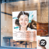Maßgeschneiderte Med Wellness-Center Schönheitsbeh Fensteraufkleber (Café-Fenster)
