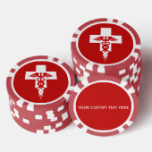 Maßgeschneiderte Medical Beruflich Poker Chips (Stapel)