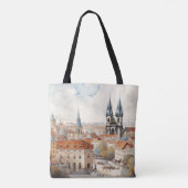 Maßgeschneiderte Mehrdruck-Tasche Prag Tasche (Rückseite)