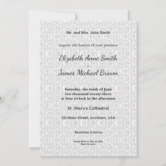 Maßgeschneiderte Meilensteine-Celebration-Karten Einladung (Rückseite)