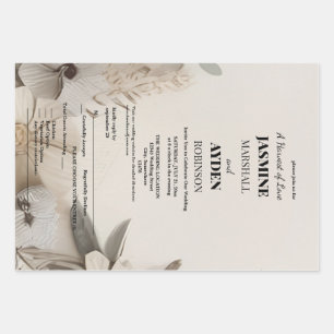 Maßgeschneiderte Meilensteine-Celebration-Karten Geschenkpapier Set