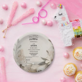 Maßgeschneiderte Meilensteine-Celebration-Karten Pappteller (Party)