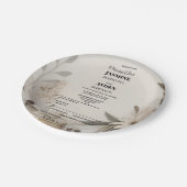 Maßgeschneiderte Meilensteine-Celebration-Karten Pappteller (Schrägansicht)