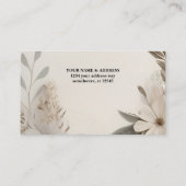 Maßgeschneiderte Meilensteine-Celebration-Karten Visitenkarte (Rückseite)