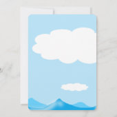 Maßgeschneiderte Mermaid Birthday Design Blonde Ha Einladung (Rückseite)