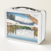 Maßgeschneiderte Metallbox modisch verpackt aus Me Metall Brotdose (Rückseite)