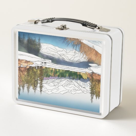 Maßgeschneiderte Metallbox modisch verpackt aus Me Metall Brotdose (Vorderseite)