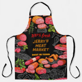 Maßgeschneiderte Metzgerei Business Meat-Schnitte Schürze (Vorderseite)