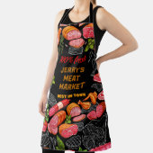 Maßgeschneiderte Metzgerei Business Meat-Schnitte Schürze (InSitu)