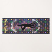 Maßgeschneiderte Milchweg-Chakra-Yoga-Pose Yogamatte (Vorderseite (Horizontal))