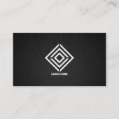 Maßgeschneiderte minimale Metallstruktur Moderne,  Visitenkarte (Vorderseite)