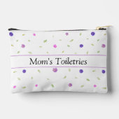 Maßgeschneiderte Minimalistische Aquarelltasche Zubehörtasche (Rückseite)