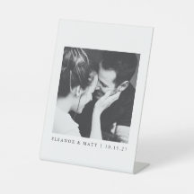 Maßgeschneiderte Minimalistische Schwarz-weiße Paa