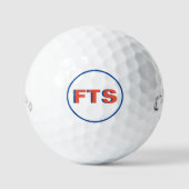 Maßgeschneiderte Mit Monogramm Blockbriefe für Gol Golfball (Vorderseite)
