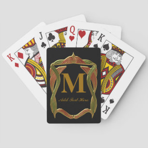Maßgeschneiderte Mit Monogramm Spielkarten