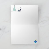 Maßgeschneiderte Mittelalter Moderne Katzen & Deko Karte (Innenseite)