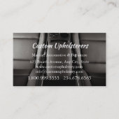 Maßgeschneiderte Möbelausstattung für die Automobi Visitenkarte (Vorderseite)