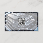 Maßgeschneiderte mobile mechanische QR Visitenkarte (Vorderseite)