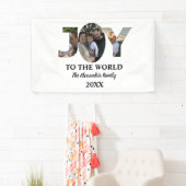 Maßgeschneiderte moderne 3-Foto-Collage Freude an Banner (Insitu)