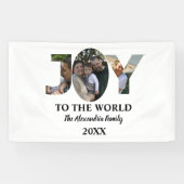 Maßgeschneiderte moderne 3-Foto-Collage Freude an Banner (Horizontal)