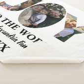 Maßgeschneiderte moderne 3-Foto-Collage Freude an  Sherpadecke (3/4)