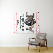 Maßgeschneiderte moderne 3-Foto-Collage Freude an  Wandteppich (Beispiel (Horizontal))