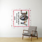 Maßgeschneiderte moderne 3-Foto-Collage Freude an  Wandteppich (Beispiel (Horizontal))