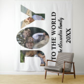 Maßgeschneiderte moderne 3-Foto-Collage Freude an Wandteppich (Beispiel)