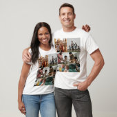Maßgeschneiderte moderne 5 Fotomaterial T-Shirt (Unisex)