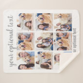 Maßgeschneiderte moderne 9 Fotomaterial Sherpadecke (Vorderseite (Horizontal))