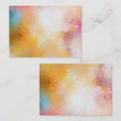 Maßgeschneiderte, moderne Abstrakte Blindvorlage Mitteilungskarte (Vorne/Hinten)