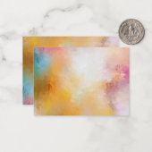 Maßgeschneiderte, moderne Abstrakte Blindvorlage Mitteilungskarte (Vorderseite/Rückseite Beispiel)