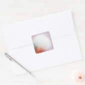 Maßgeschneiderte, moderne, Abstrakte Blindvorlage Quadratischer Aufkleber (Umschlag)