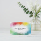 Maßgeschneiderte, moderne Abstrakte Kunst Visitenkarte (Stehend Vorderseite)