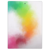 Maßgeschneiderte, moderne Abstrakte Kunstvorlage Klemmbrett (Rückseite)