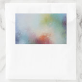 Maßgeschneiderte, moderne Abstrakte Kunstvorlage Rechteckiger Aufkleber (Tasche)