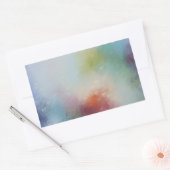 Maßgeschneiderte, moderne Abstrakte Kunstvorlage Rechteckiger Aufkleber (Umschlag)