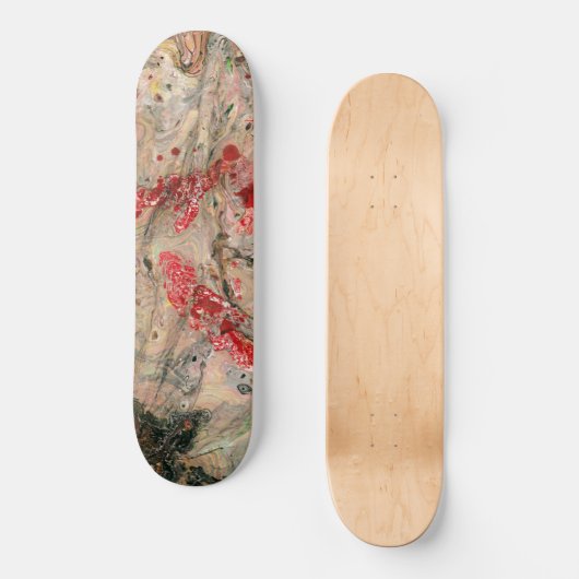 Maßgeschneiderte, moderne Abstrakte Kunstvorlage Skateboard (Vorderseite)