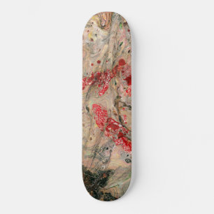 Maßgeschneiderte, moderne Abstrakte Kunstvorlage Skateboard