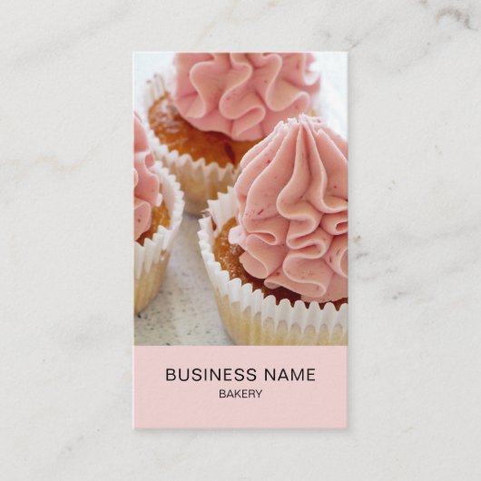 Maßgeschneiderte, moderne Bäckerei Visitenkarte (Vorderseite)