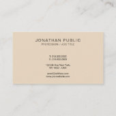 Maßgeschneiderte, moderne Berufliche Vorlage Visitenkarte (Rückseite)