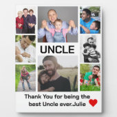 Maßgeschneiderte moderne Einheit 8 FotoCollage Fotoplatte (Vorderseite)