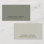 Maßgeschneiderte, moderne Elegant-Template Premium Visitenkarte (Vorne/Hinten)