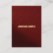 Maßgeschneiderte, moderne Elegant-Vorlage - sehr v Visitenkarte (Vorderseite)