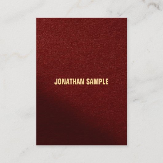 Maßgeschneiderte, moderne Elegant-Vorlage - sehr v Visitenkarte (Vorderseite)